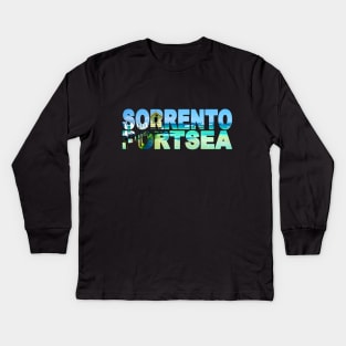 SORRENTO PORTSEA - Melbourne Victoria Australia Kids Long Sleeve T-Shirt